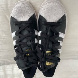 Adidas Bonega Superstar Platform Sneakers Size 10